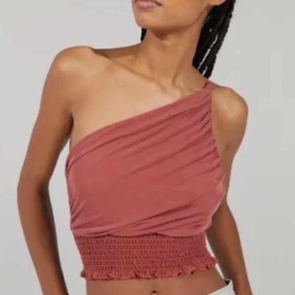 Urban Outfitters One Shoulder Crop Top